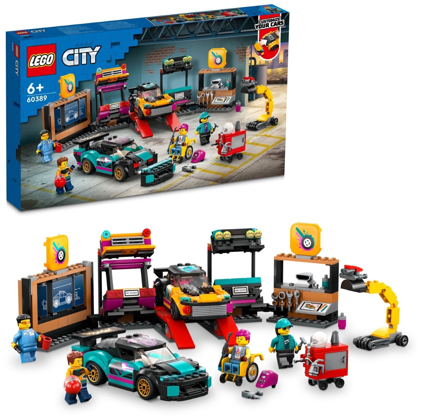 Конструктор LEGO City 60389 Автомобильная мастерская 60389 купить в  интернет-магазине Layon.ru