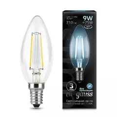 Лампа Gauss LED Filament Свеча 9W E14 710 lm 4100K  103801209