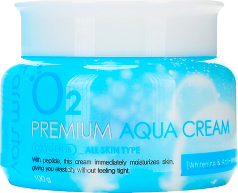 Farmstay O2 Premium Aqua Cream Крем увлажняющий с кислородом