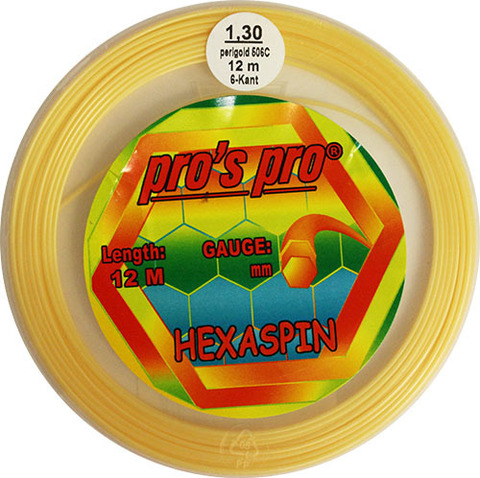 Теннисные струны Pro's Pro Hexaspin (12 m) - gold