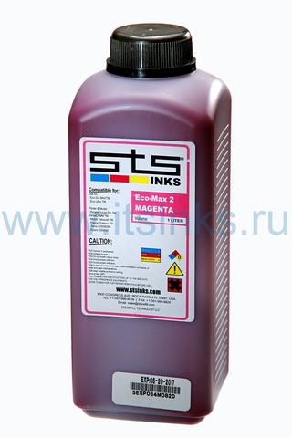 Эко-сольвентные чернила STS Eco-Max2 Magenta 1000 мл