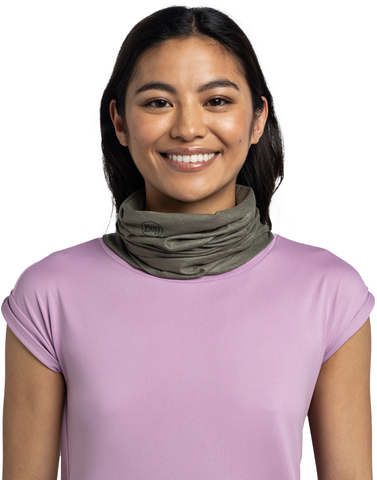 Картинка бандана-труба Buff CoolNet Solid Khaki - 3
