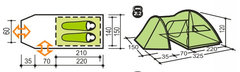 Палатка Canadian Camper Cyclone 2 (зеленый)