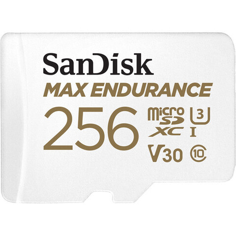 Карта памяти SanDisk 256GB MAX ENDURANCE UHS-I microSDXC 100/40 MB/s C10, U3, V30