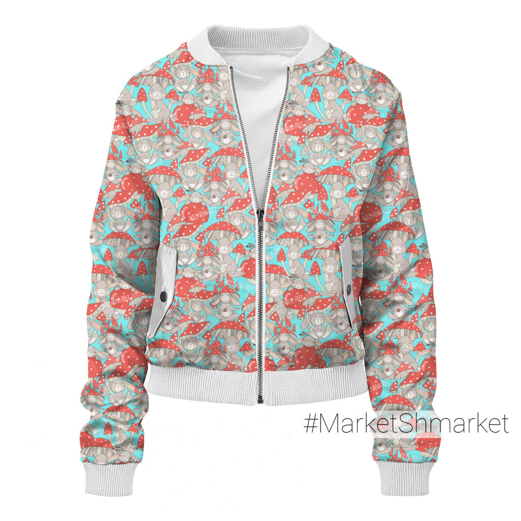 Ткани Зайчики и грибочки - закажи на #MarketShmarket.com любая ткань с ...