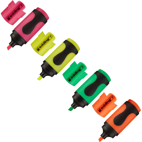 Набор текстовыделителей EDDING MINI E-7/4S 4шт/уп 1-3 мм Набор текстовыделителей EDDING MINI E-7/4S 4шт/уп 1-3 мм