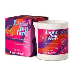 Массажная свеча Light My Fire Monoi с ароматом моной - 65 гр. - 