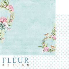 Бумага для скрапбукинга FLEUR-design, двусторонняя 30*30 см, 190 гр.