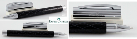 Ручка-роллер Faber-Castell Ambition Rhombus Black