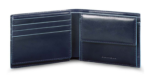 Кошелек мужской Piquadro Blue Square, синий (PU4518B2R/BLU2)