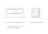 BelBagno BB1000/450-LV-MR-FT Раковина из литьевого мрамора, 1000x450x142, BB1000/450-LV-MR-FT