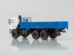 KAMAZ-43118 6x6 flatbed truck restyling white-blue 1:43 Start Scale Models (SSM)