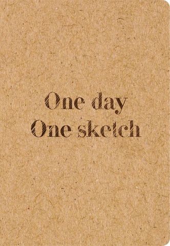 Скетчбук. One day, one sketch