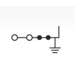 Клеммы заземления 2 пружунных и 1 штекерное подключение