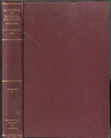 Handbook of Physical Constants