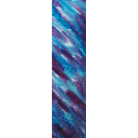 Кашемировый шарф батик Закат 185х45 см