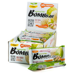 Протеиновый батончик Bombbar Фисташковый пломбир, 60 гр