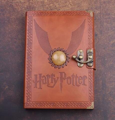 Harry Potter Magic Notebook vintage brown