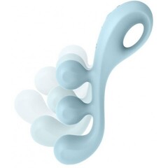 Мультифункциональный вибратор для тройной стимуляции Satisfyer Tri Ball 2 голубой