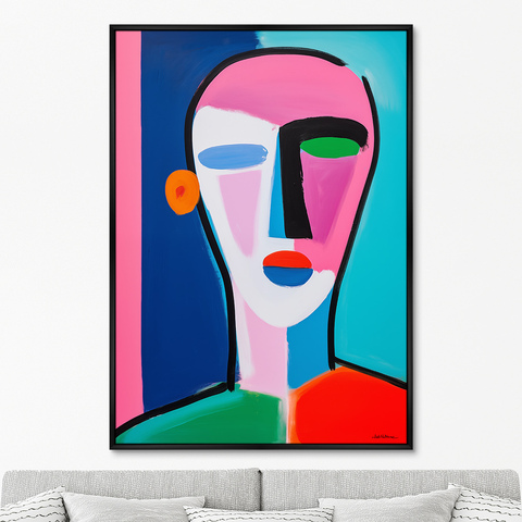 ArtNoMore - Репродукция картины на холсте The Mask collection, No 3, 2024г.