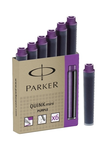 Картридж с чернилами Parker Quink MINI Z17, Purple (S0767250)