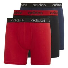 Боксерки Adidas Brief M - 3P scarlet/black/collegiate navy