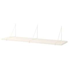 Настенная полка IKEA BERGSHULT / PERSHULT, Белый, 120х30 см