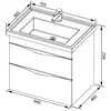 Aquanet 184004 Компл.3 - Тумба Эвора 70 цв.капучино (184004)