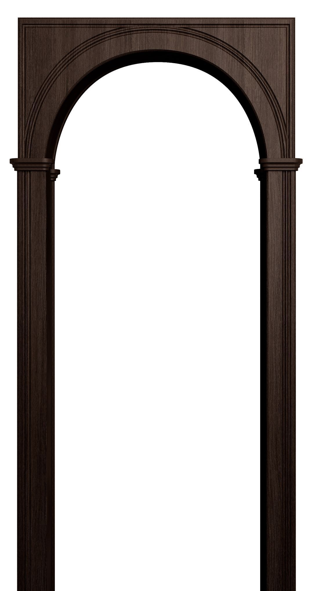 Арка межкомнатная пленка ПВХ Лесма, Палермо, цвет венге