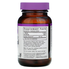 Bluebonnet Nutrition, Ubiquinol, Cellular Active CoQ10, 50 мг, 60 растительных капсул