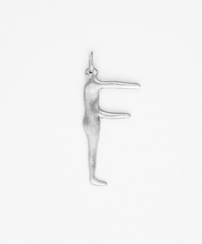 Подвески NUDE ALPHABET SILVER small