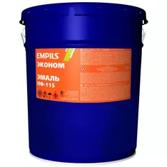 Эмаль ПФ-115 универсальная алкидная Empils Эконом зеленая 20 кг