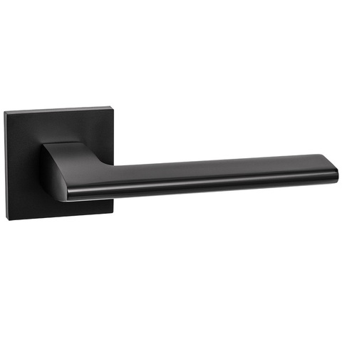 Комплект фурнитуры межкомнатный SET K.JS51.MARCO (MARCO JS) P12-45-25 4BB Black (ручка Аякс, защелка м/к Фуаро, петли Фуаро), цвет черный (гарантия - 12 месяцев) #2