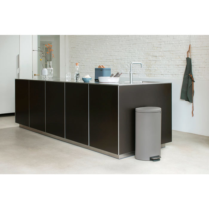 Мусорный бак FlatBack+ (30 л), Минерально-серый, арт. 119569 - фото 6