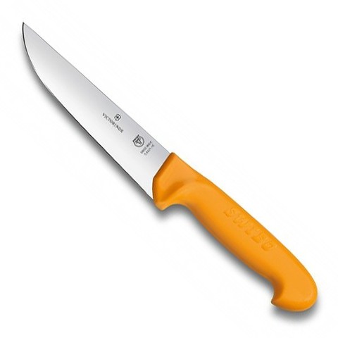 Нож Victorinox разделочный, лезвие 16 см, желтый
