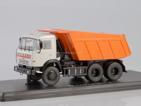 KAMAZ-65115 tipper white-orange 1:43 Start Scale Models (SSM)