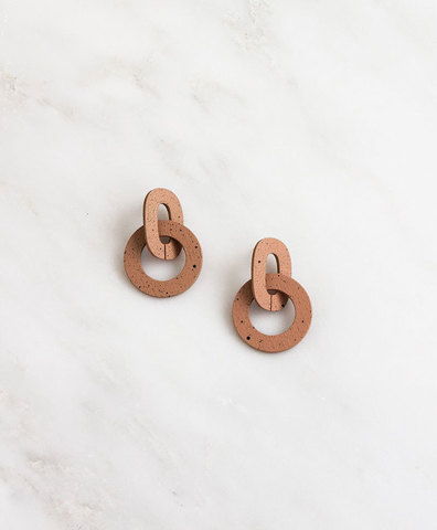 Серьги Orla I Earrings in Terracotta
