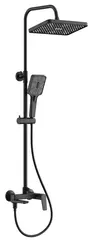 Душевая система тропический душ BELZ B24715-7 латунь, черный