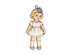 Елочная игрушка Девочка снежинка