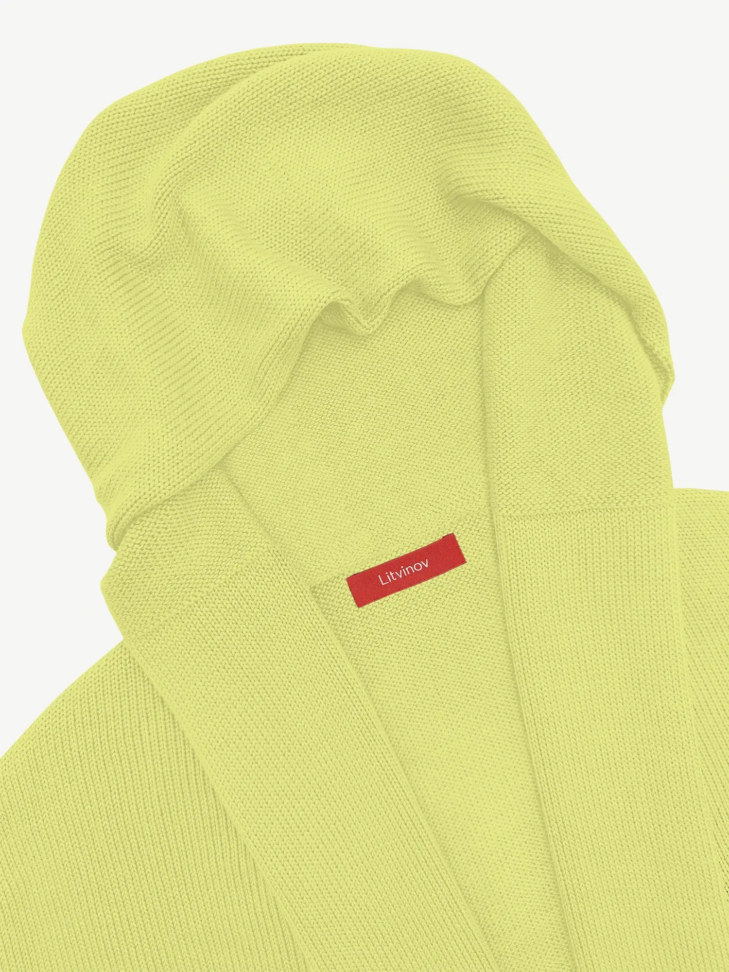 Кардиган с капюшоном из шелка