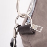 Сумка Саломея 1155 эко-замша серый шоколад