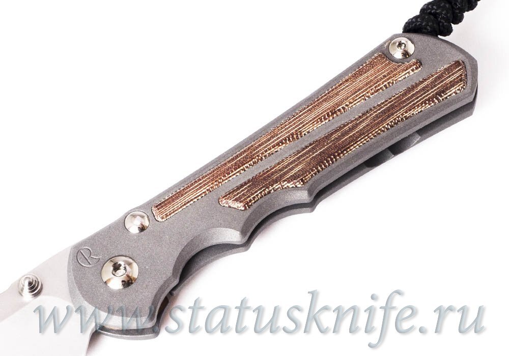 Нож Chris Reeve Large Inkosi Natural Canvas Micarta MagnaCut 1014