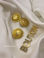 Пуговица Скиап. золотистая 
