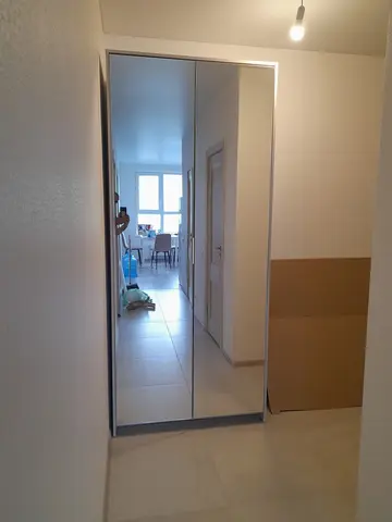 Шкаф 2-х створчатый с зеркалами Пандора ШК-05 кашемир / айриш