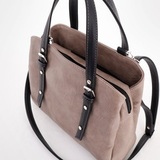 Сумка Саломея 166 македония тауп + черный