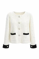 ITALY K (COSMODA) кардиган - белый