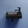 Ceramica Nova Element CN6051RMB Умывальник подвесной прямоугольный (чаша справа, отверстие под смеситель слева), 41.7x21.7, цвет: чёрный