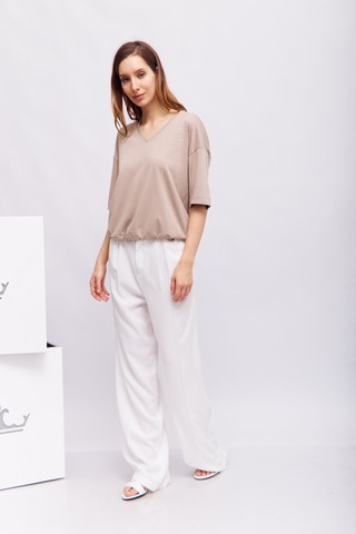 TRAMAROSSA Брюки широкой модели из тенсела