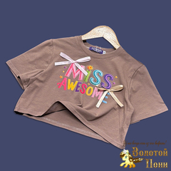 Футболка кроп-топ д (8-11) 260331-LT2606