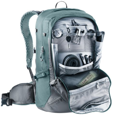 Картинка рюкзак велосипедный Deuter Trans Alpine Pro 28 Graphite/Shale - 6